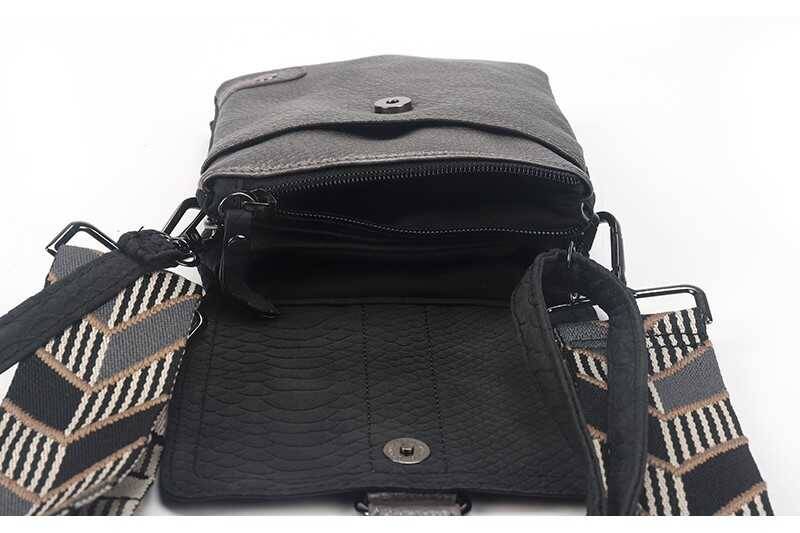 Telefoontasje / Crossbody tasje Portofino - Zwart