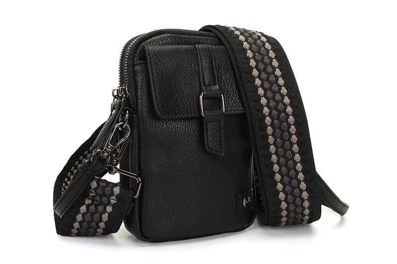 Telefoontasje / Crossbody tasje Dublin - Zwart