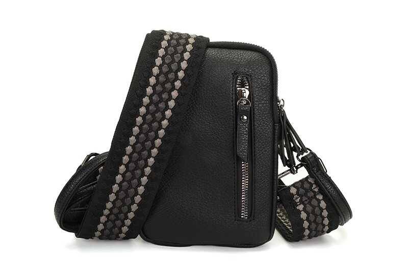Telefoontasje / Crossbody tasje Dublin - Zwart